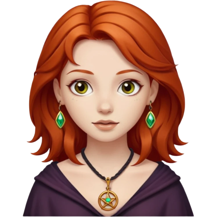 menina ruiva da wicca emoji