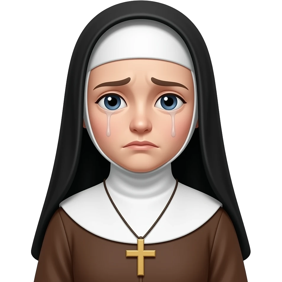 печальная настоятельница emoji