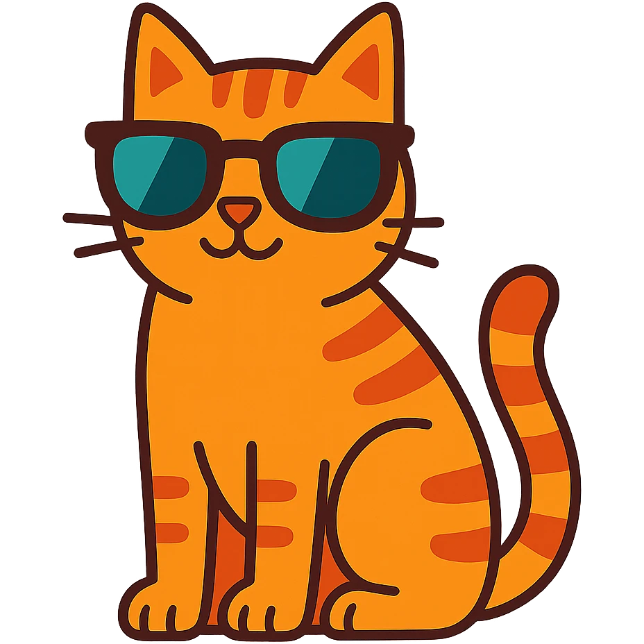 cat wearing sunglasses emoji