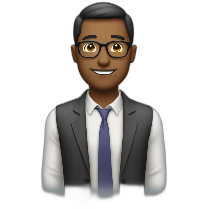 MAN WITH GLASSES emoji