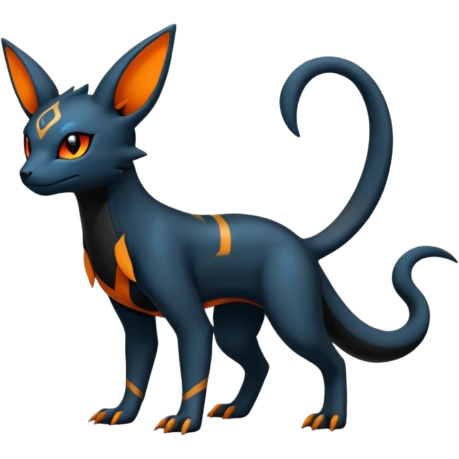 Salandit-Umbreon-Litten-Hybrid (Full body) emoji