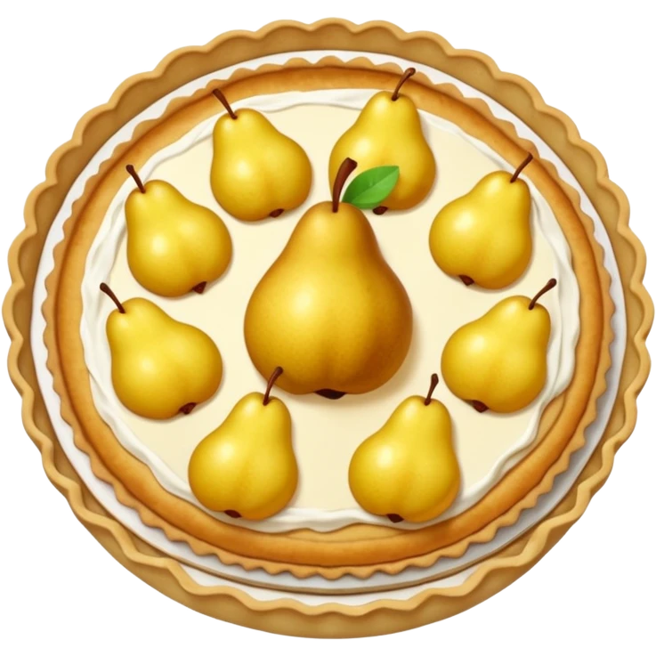une tarte aux poire emoji