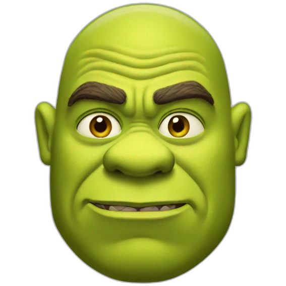Shrek thug emoji