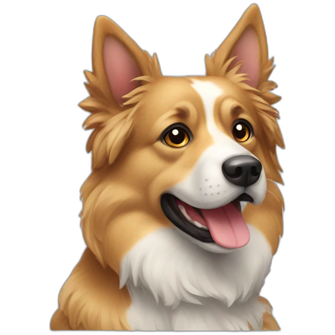 chien berger australien emoji