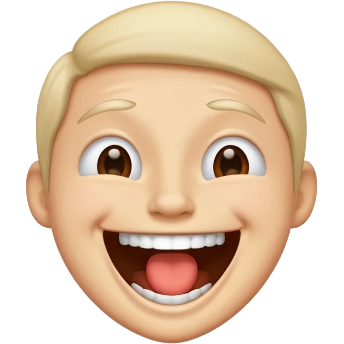 Laugh my ass off emoji