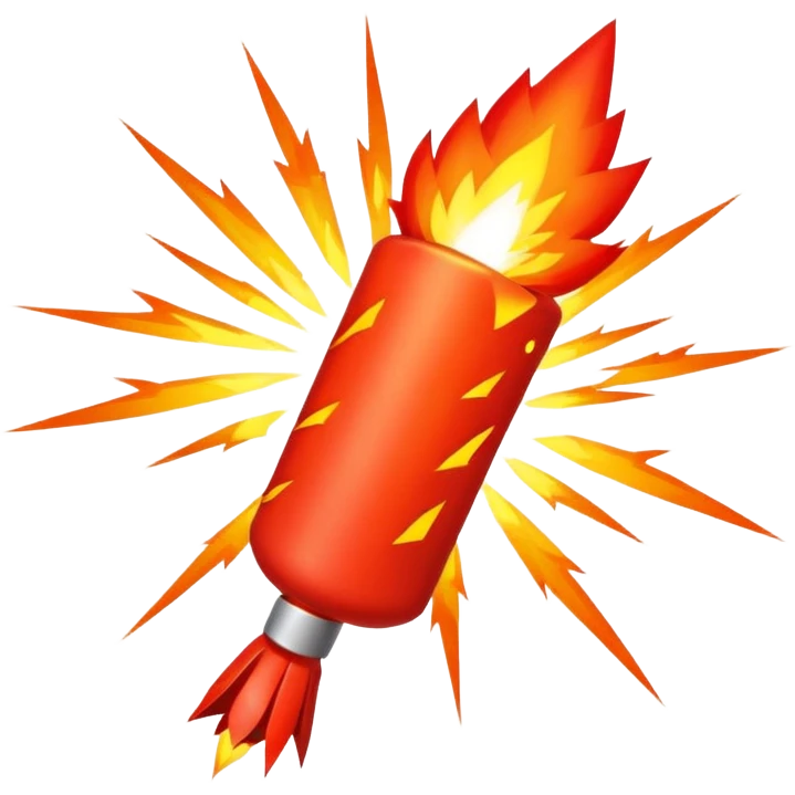 V for vendetta fire cracker emoji