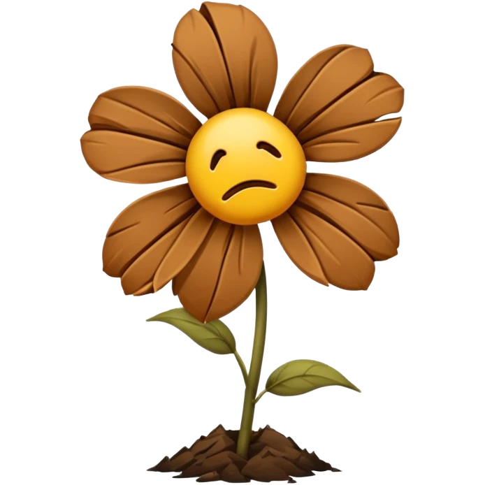 Flower dead emoji