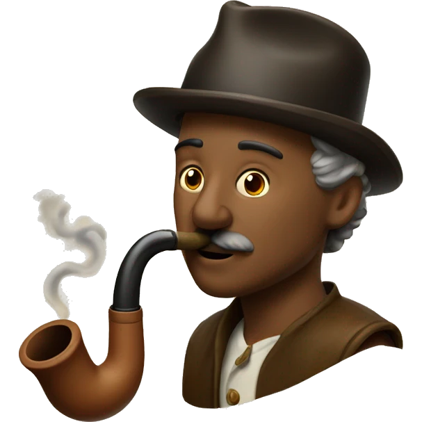 Rapé, nose smoking pipe emoji