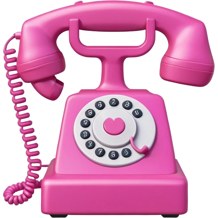Barbie phone emoji
