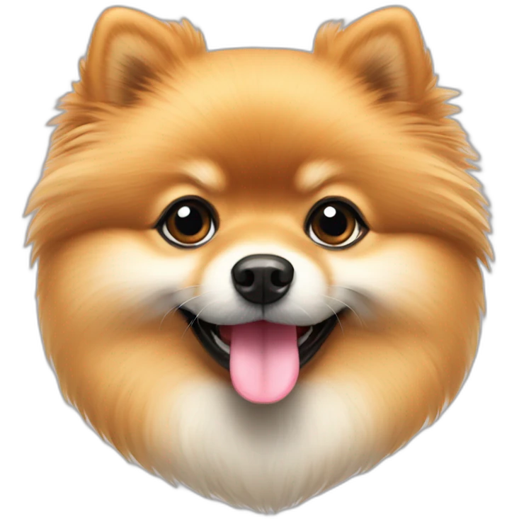 pomeranian-in-love emoji