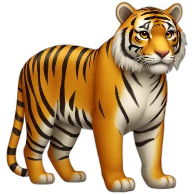 Tiger Full Body emoji