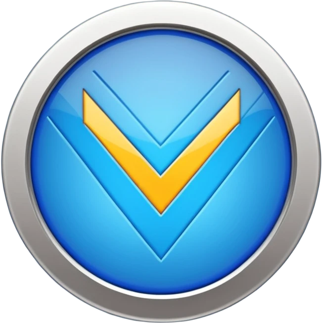 blue tick verification badge on a circular shape with zigzag edges emoji