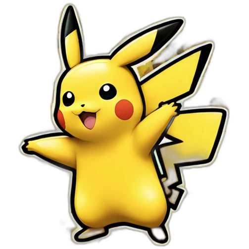 Pikachu sur macron emoji