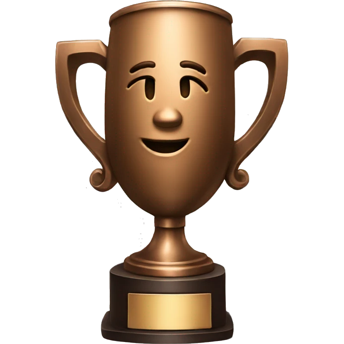 bronze trophy emoji