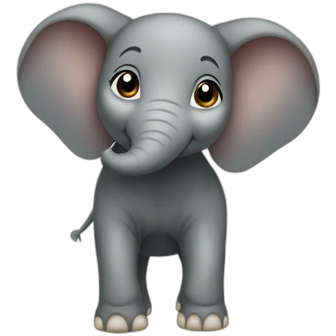 asian elphant cub emoji