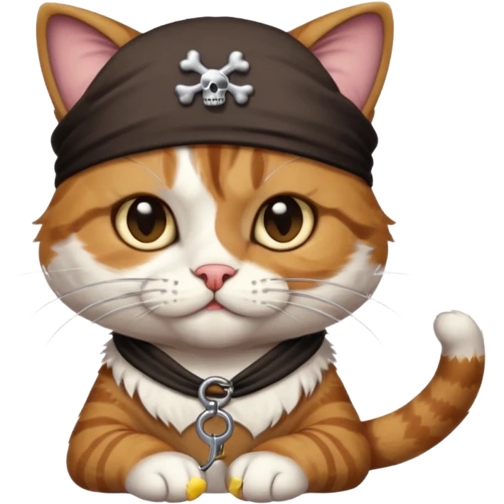 گربه دزد دریایی emoji