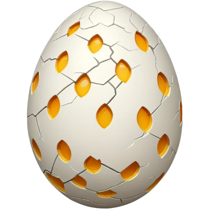 Zigzag egg emoji