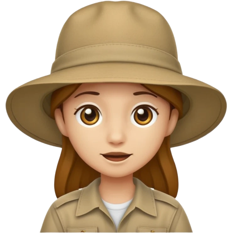 just safari hat item no head emoji