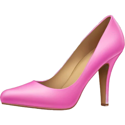 Pink heels emoji