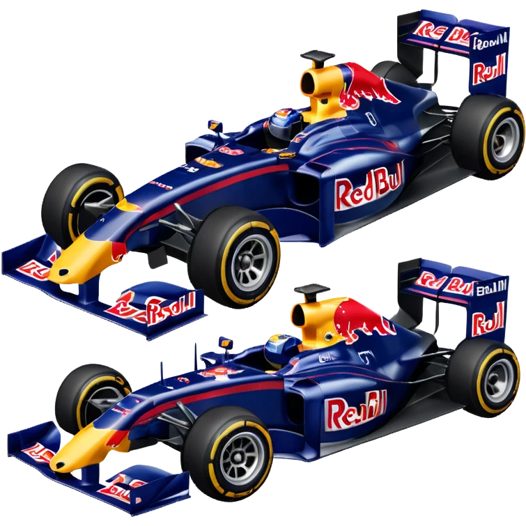 a 2010 Red Bull Formula 1 car emoji