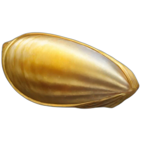 golden mussel emoji