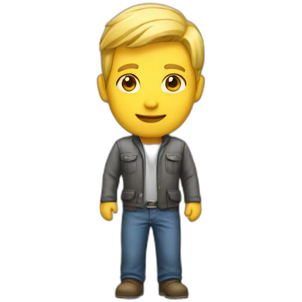 blonde developer male emoji