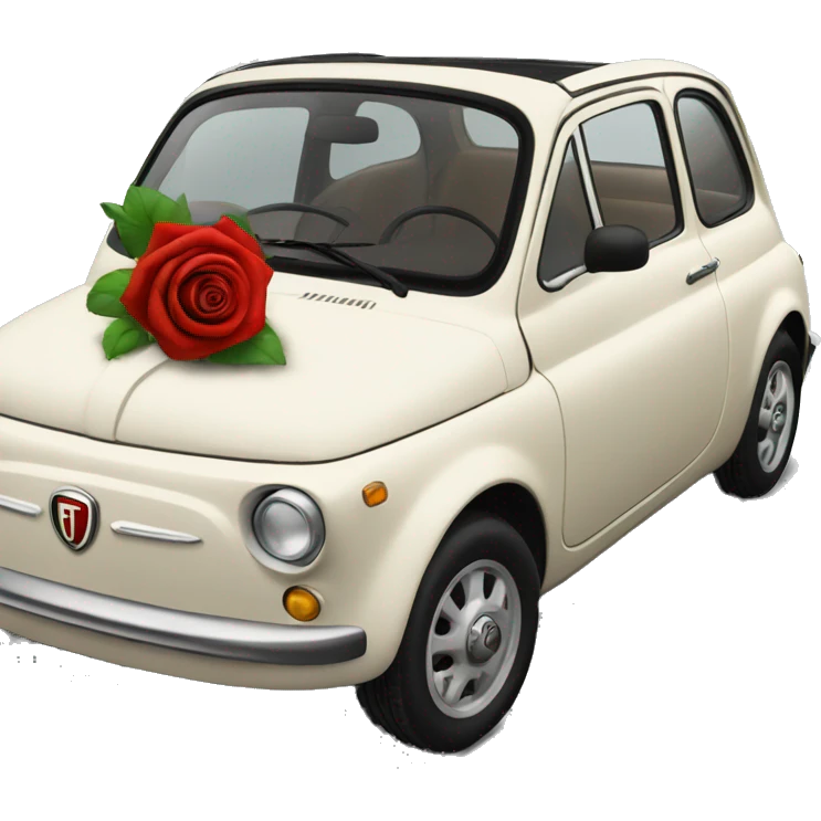 fiat holding rose emoji