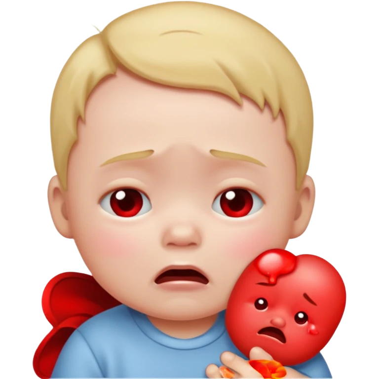 Please make an iPhone version of the baby emoticon that hurts because of the fever emoji