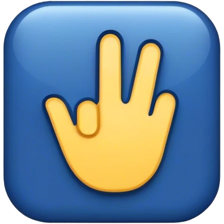 dark blue like button emoji