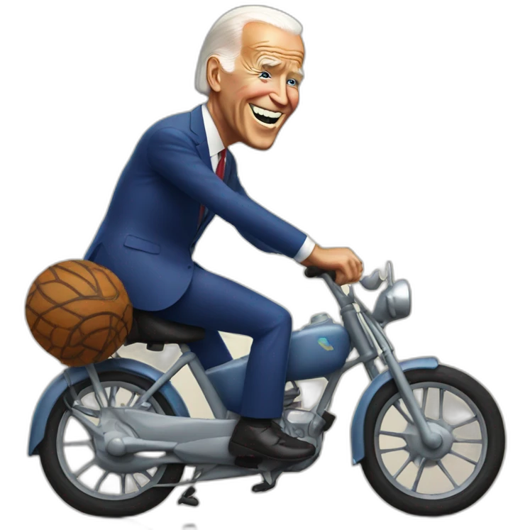 joe biden riding bike emoji