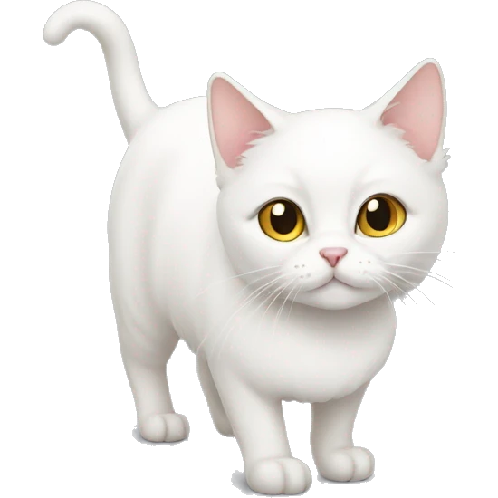 white cat emoji