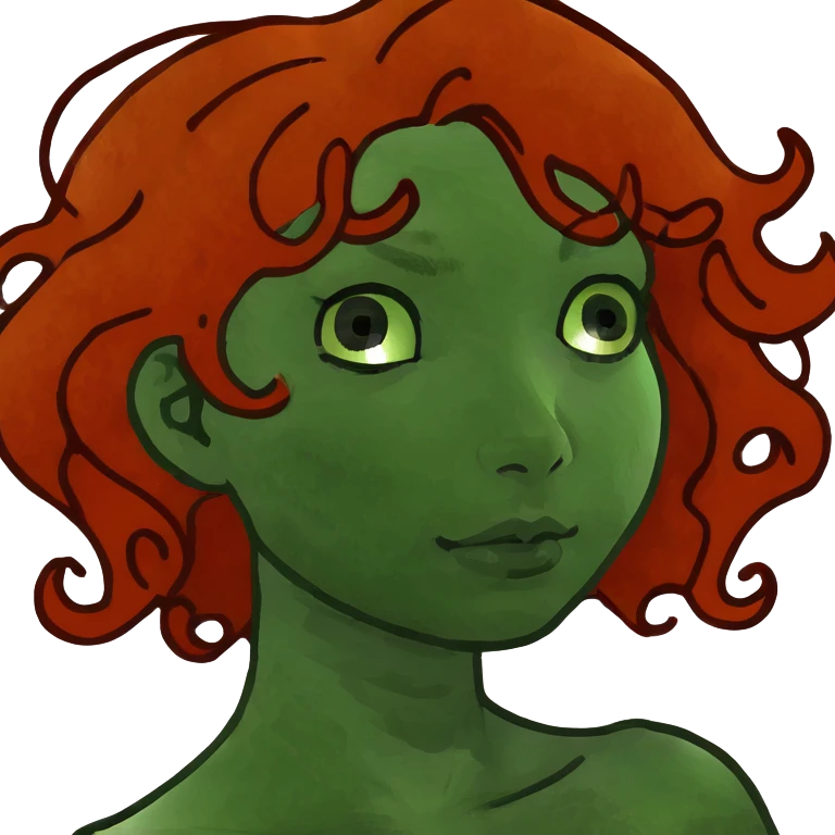 curly red head white girl emoji