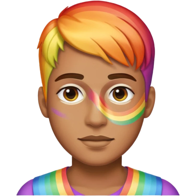 Rainbow trans man emoji