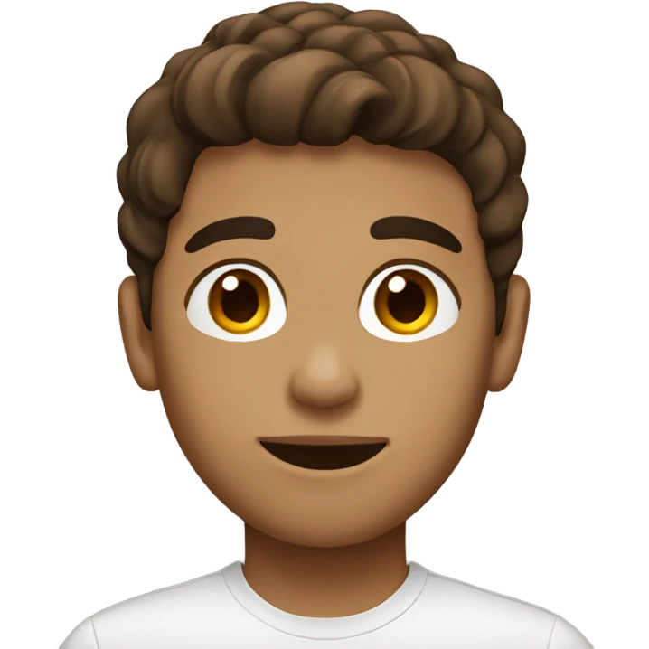 latino boy with white girl brown hair emoji