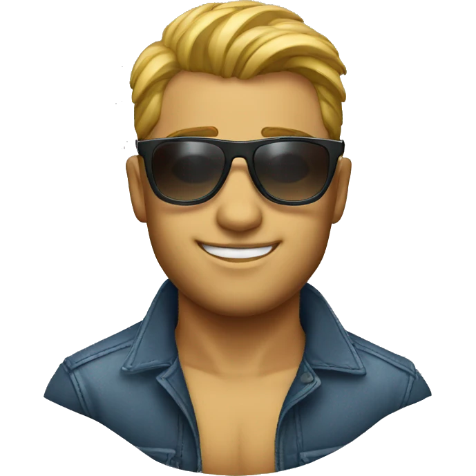 Gay sunglasses emoji