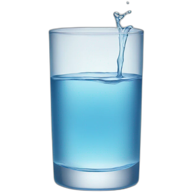 glass of water emoji