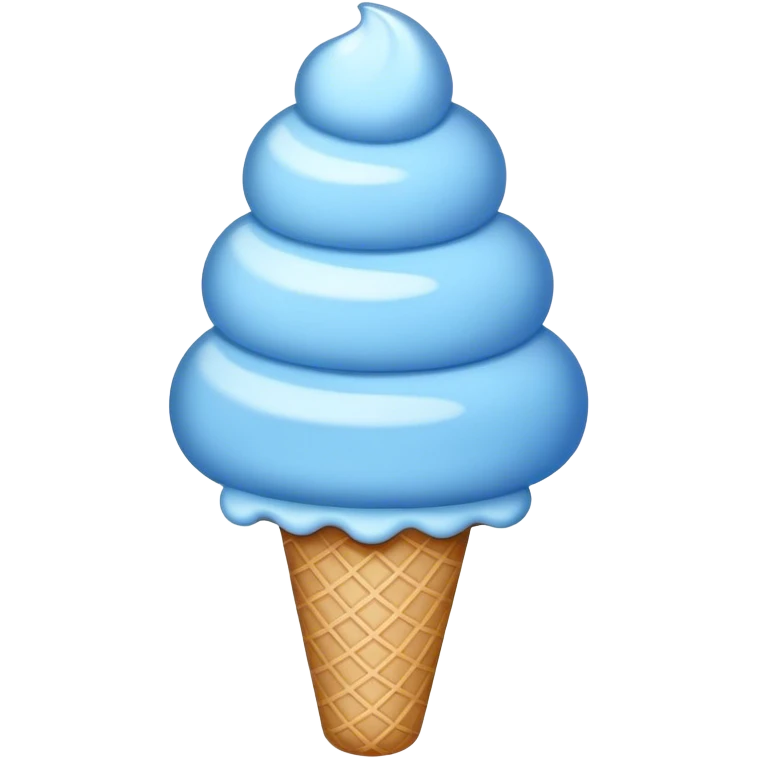 Blue icecream  emoji