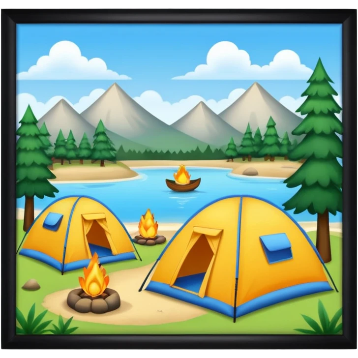 Summer camp grounds  emoji
