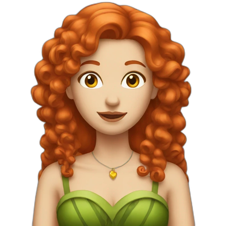 Redhead queen emoji emoji