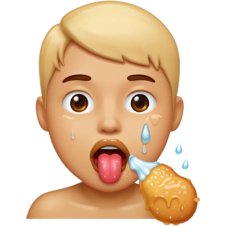 Licking emoji