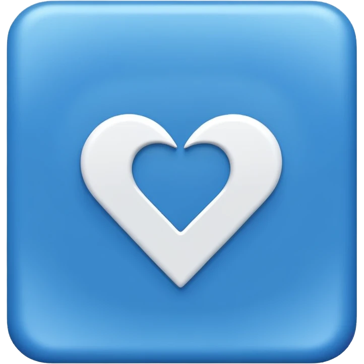 Can u make an emoji that is a blue square with a white tick in the middle of it emoji