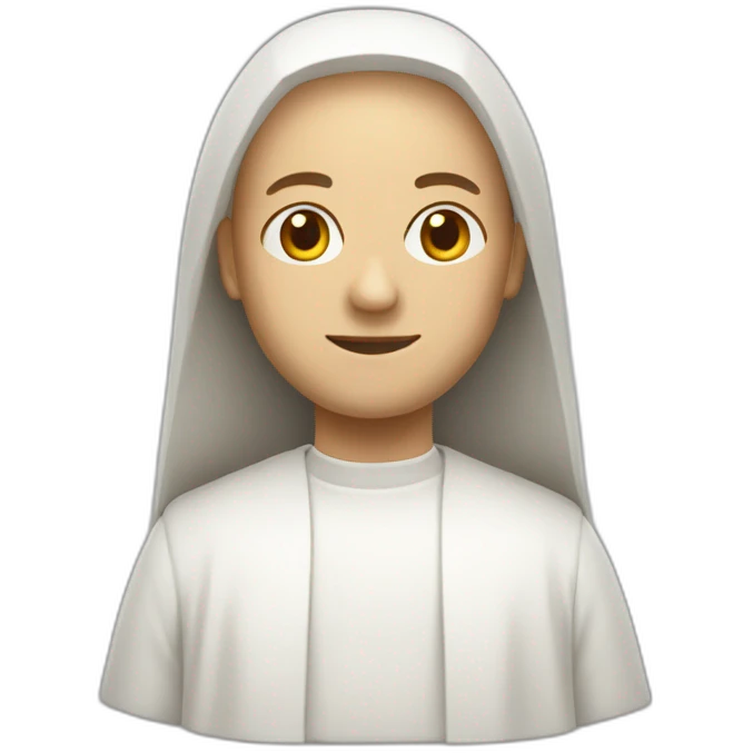 catholique blanc emoji
