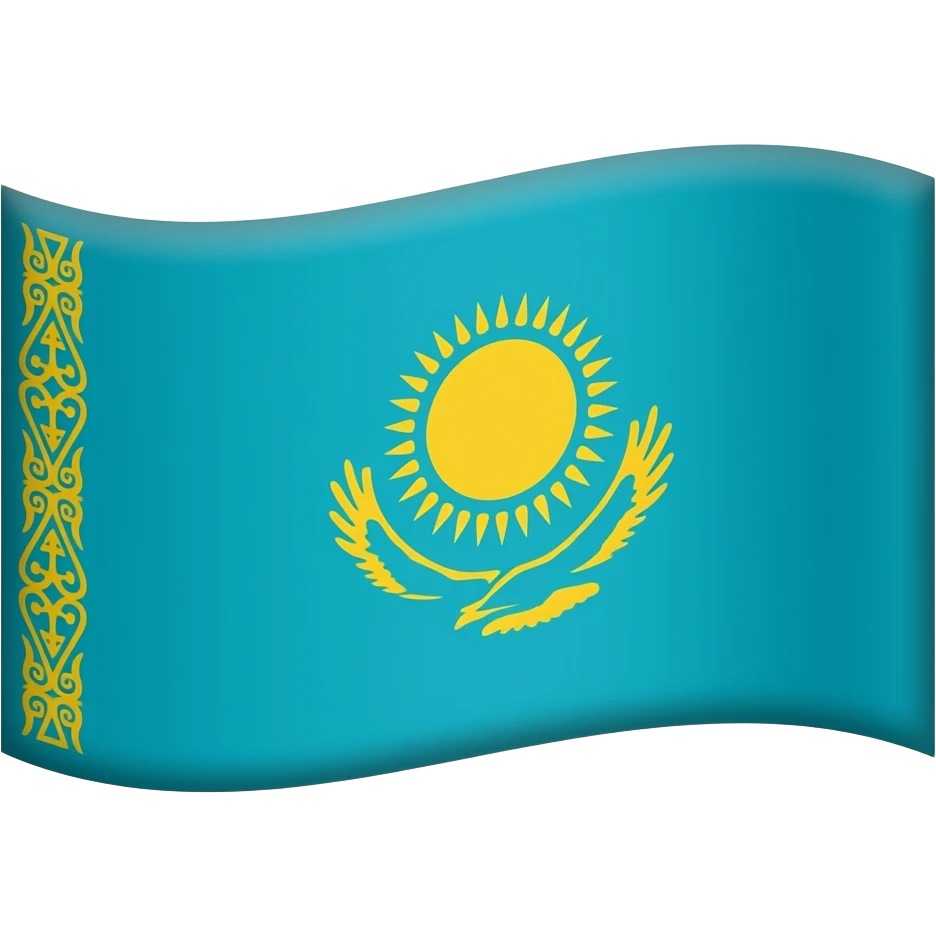 Flag of kasak emoji