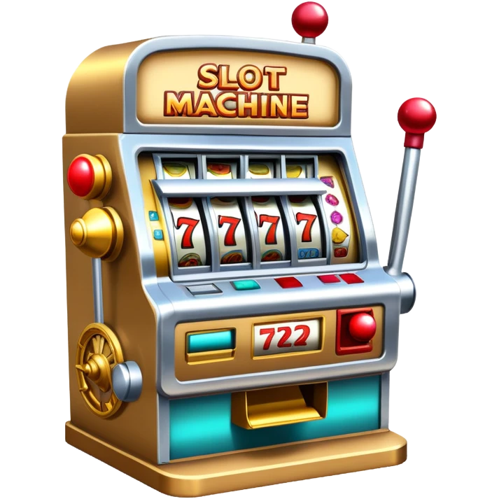 slot machine in Las vegas, Nevada desert. emoji