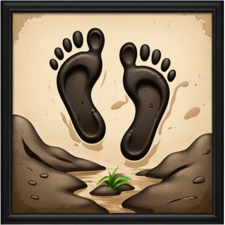 black foot pints  emoji