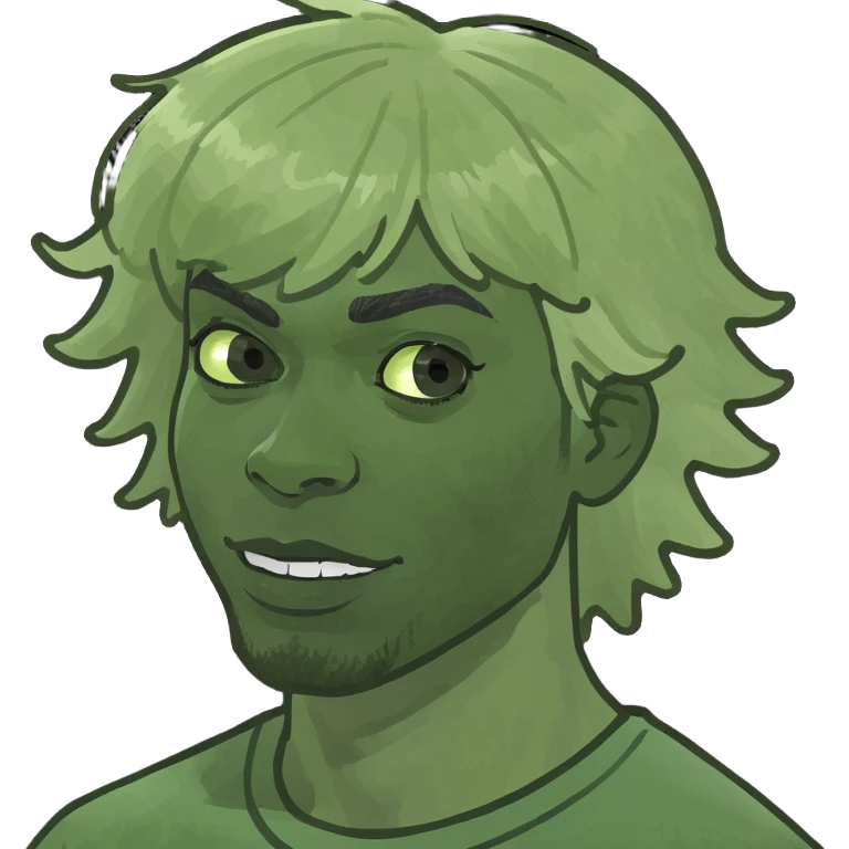 Black guy with a blonde wig emoji