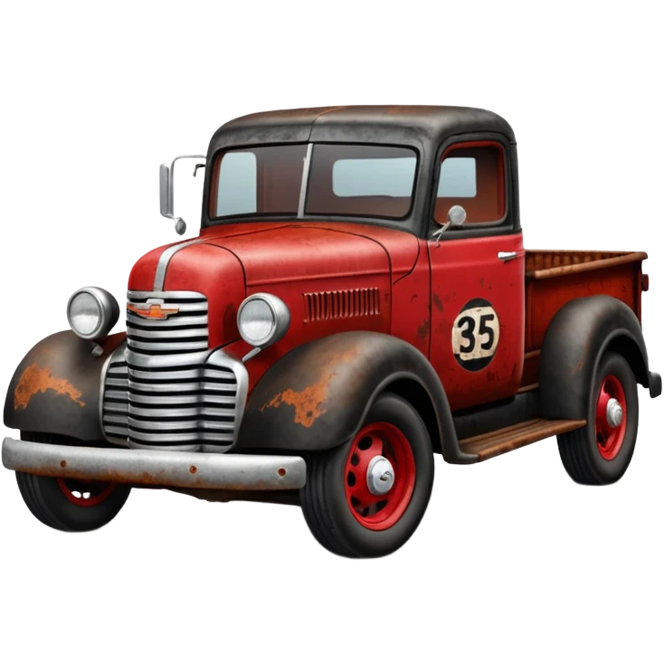 Standard Oil 35 Chevy Rat truck hot rod  emoji