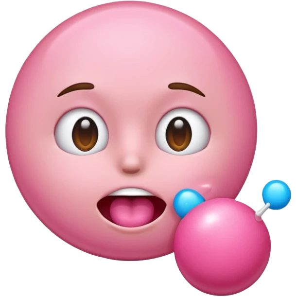 Emoji blowing bubblegum emoji
