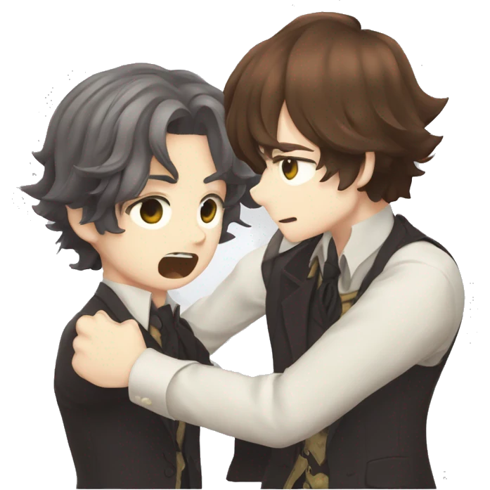 Dazai Osamu slapping Chuuya Nakahara emoji