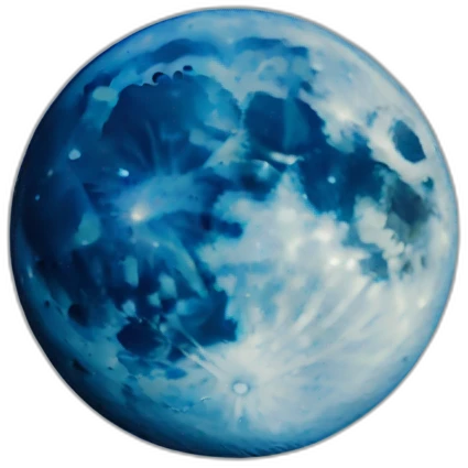 half-blue-moon emoji